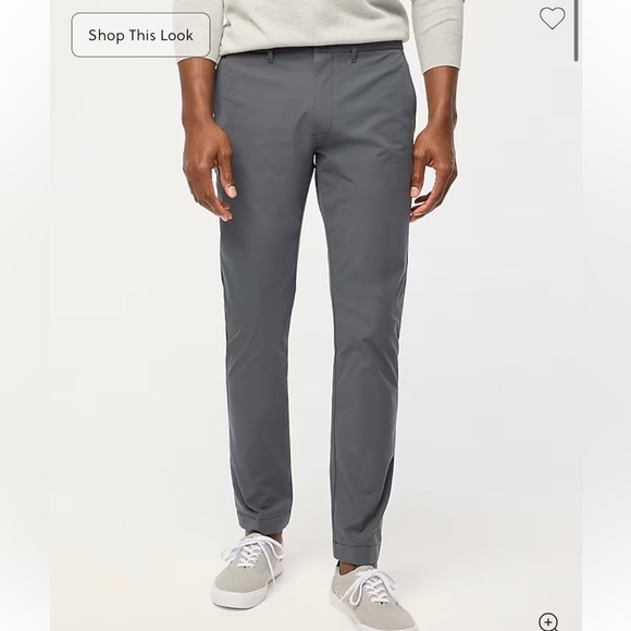 J. Crew Other - J crew tarnished metal Slim-fit tech chino pant